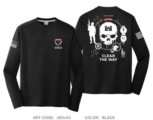 119 Engineer Company (SAPPER) HI-Tech Performance Crewneck Sweatshirt - dS3vXX