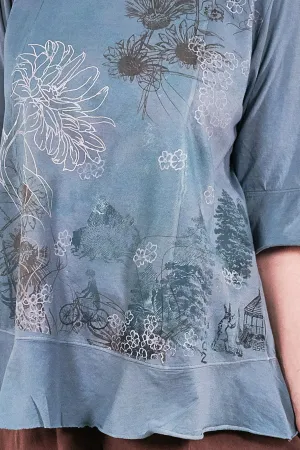 1562 Flounce Tee Sky-P