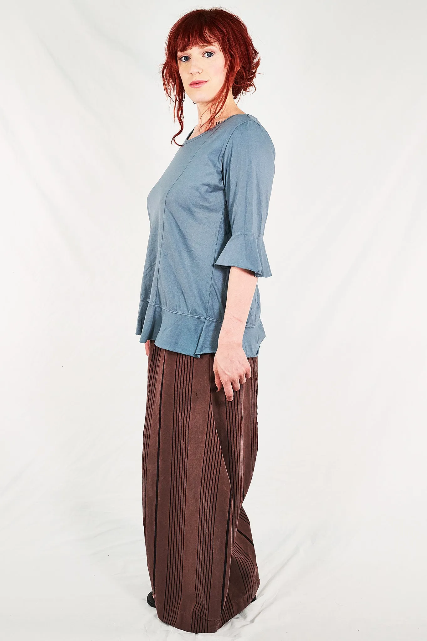 1562 Flounce Tee Sky-U