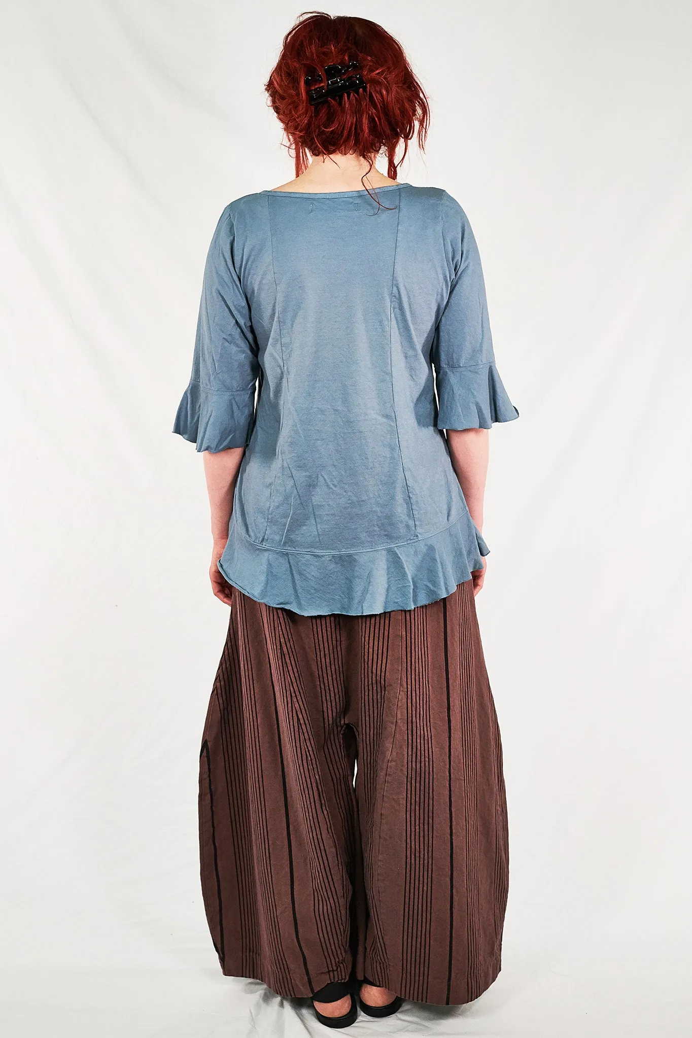 1562 Flounce Tee Sky-U