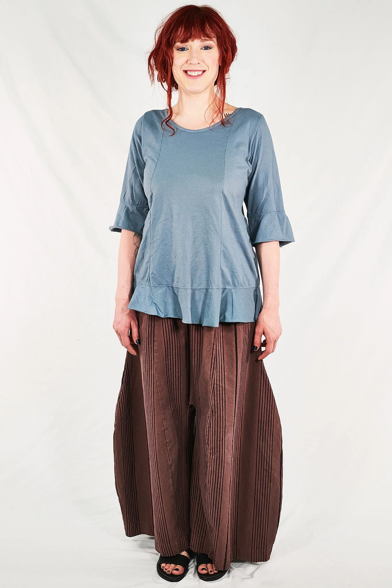 1562 Flounce Tee Sky-U