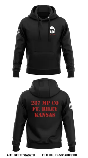 287th Mp Co, 97th Mp BN, 89th Mp BDE  Core Men's Hooded Performance Sweatshirt - 8n9ZrU