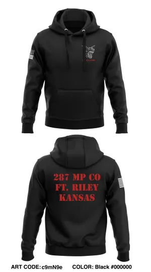 287th Mp Co, 97th Mp BN, 89th Mp BDE  Core Men's Hooded Performance Sweatshirt - c9mN9e