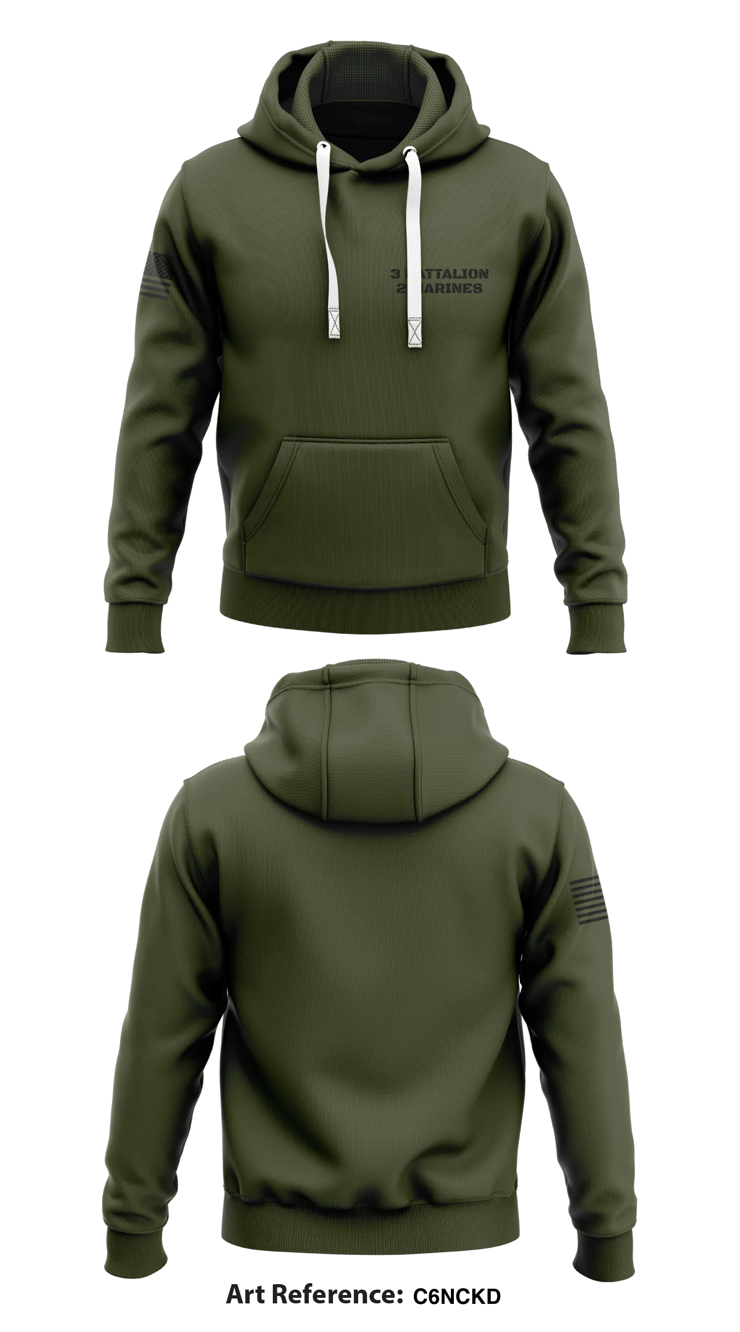 3 Battalion 2 Marines Store 1  Core Men's Hooded Performance Sweatshirt - C6NCKd