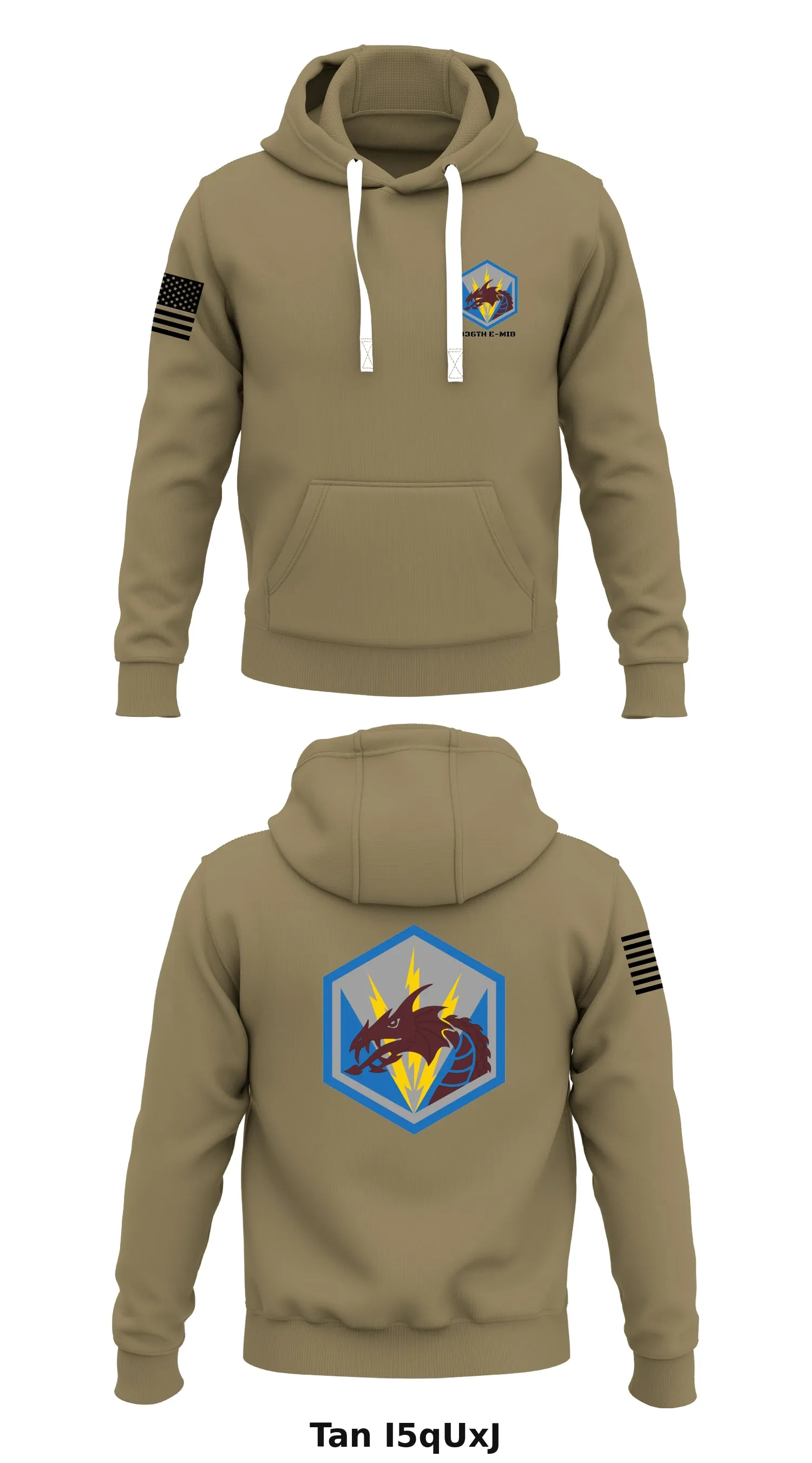 336th E-MIB Store 1  Core Men's Hooded Performance Sweatshirt - I5qUxJ