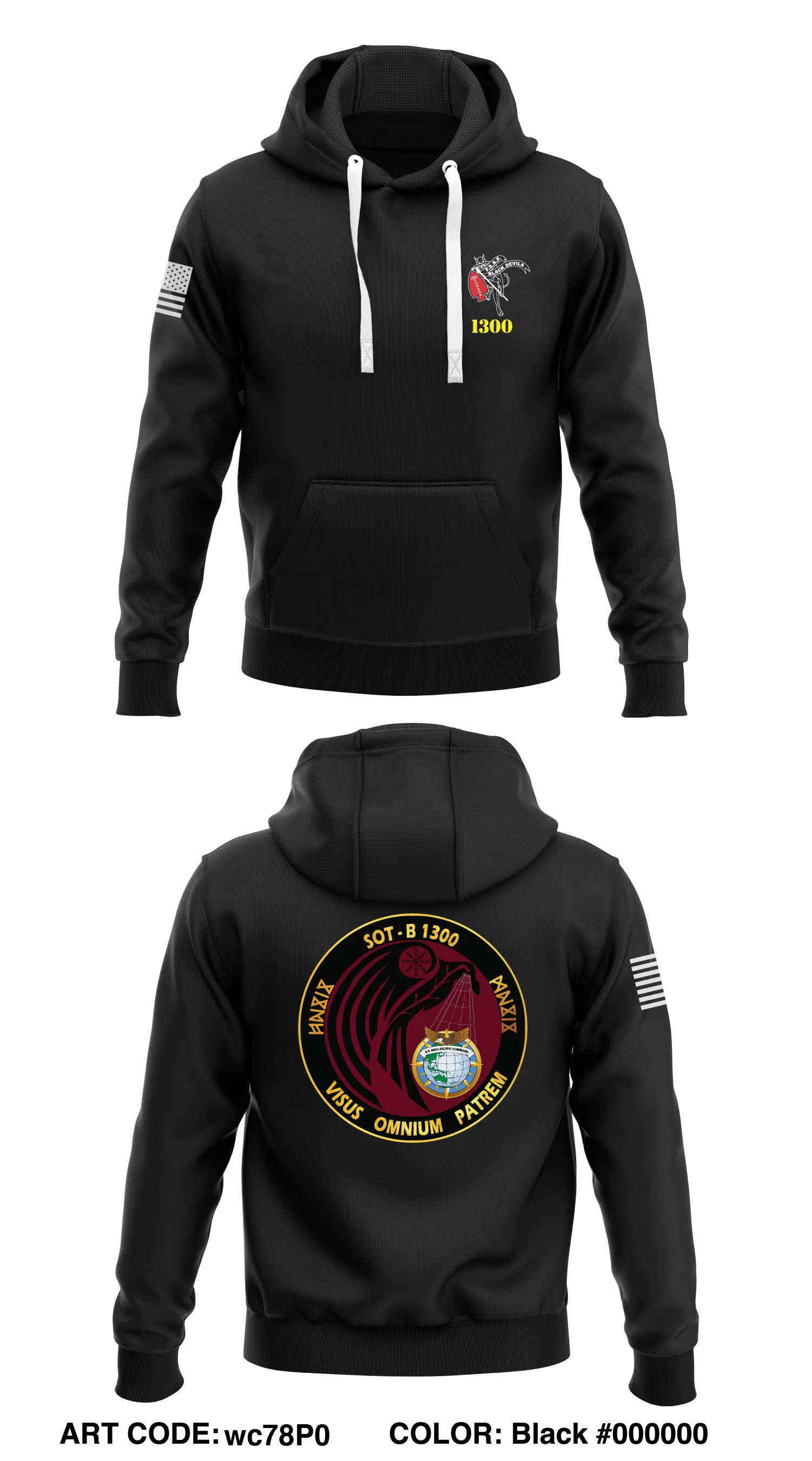 3RD BN - 1ST SPECIAL FORCES GROUP STORE 1  Core Men's Hooded Performance Sweatshirt - wc78P0