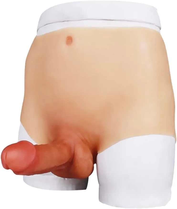 4th generation Silicone Dildos Pants For Men Male Super Realistic Flexible Penis Adult Toys Anal Plug G Spot Dildo Shorts