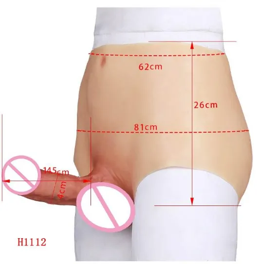 4th generation Silicone Dildos Pants For Men Male Super Realistic Flexible Penis Adult Toys Anal Plug G Spot Dildo Shorts
