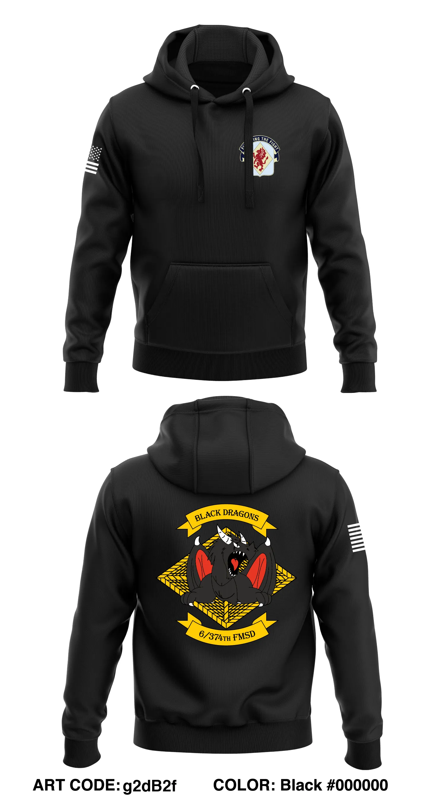 6/374 FMSD  Core Men's Hooded Performance Sweatshirt - g2dB2f