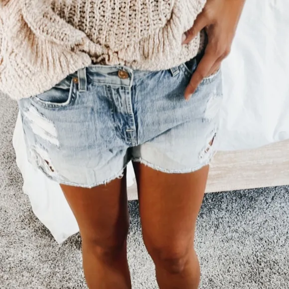 7 for all mankind Jean shorts