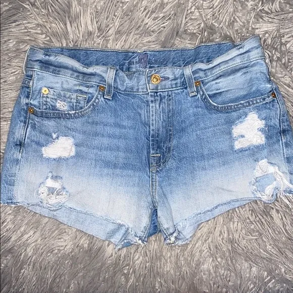 7 for all mankind Jean shorts