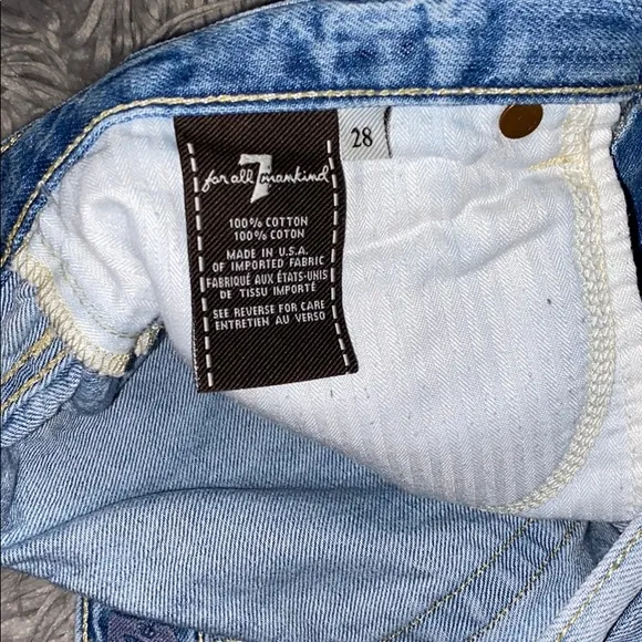 7 for all mankind Jean shorts