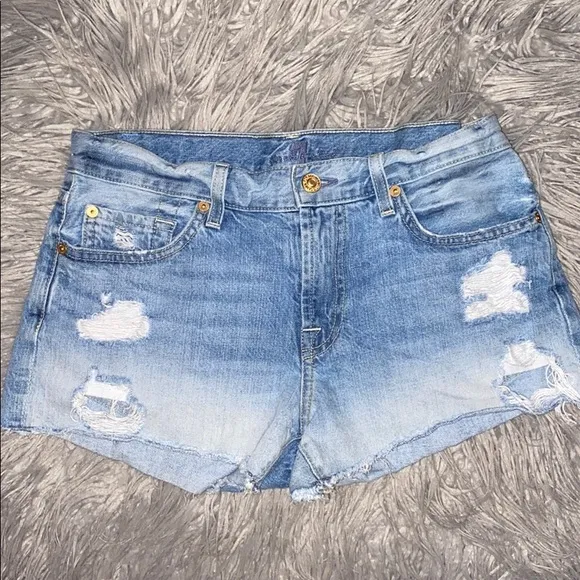 7 for all mankind Jean shorts