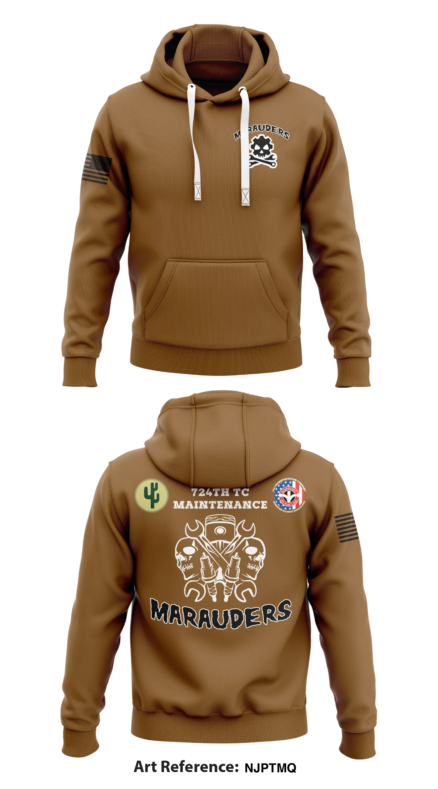 724th TC Store 1  Core Men's Hooded Performance Sweatshirt - NJPTMQ