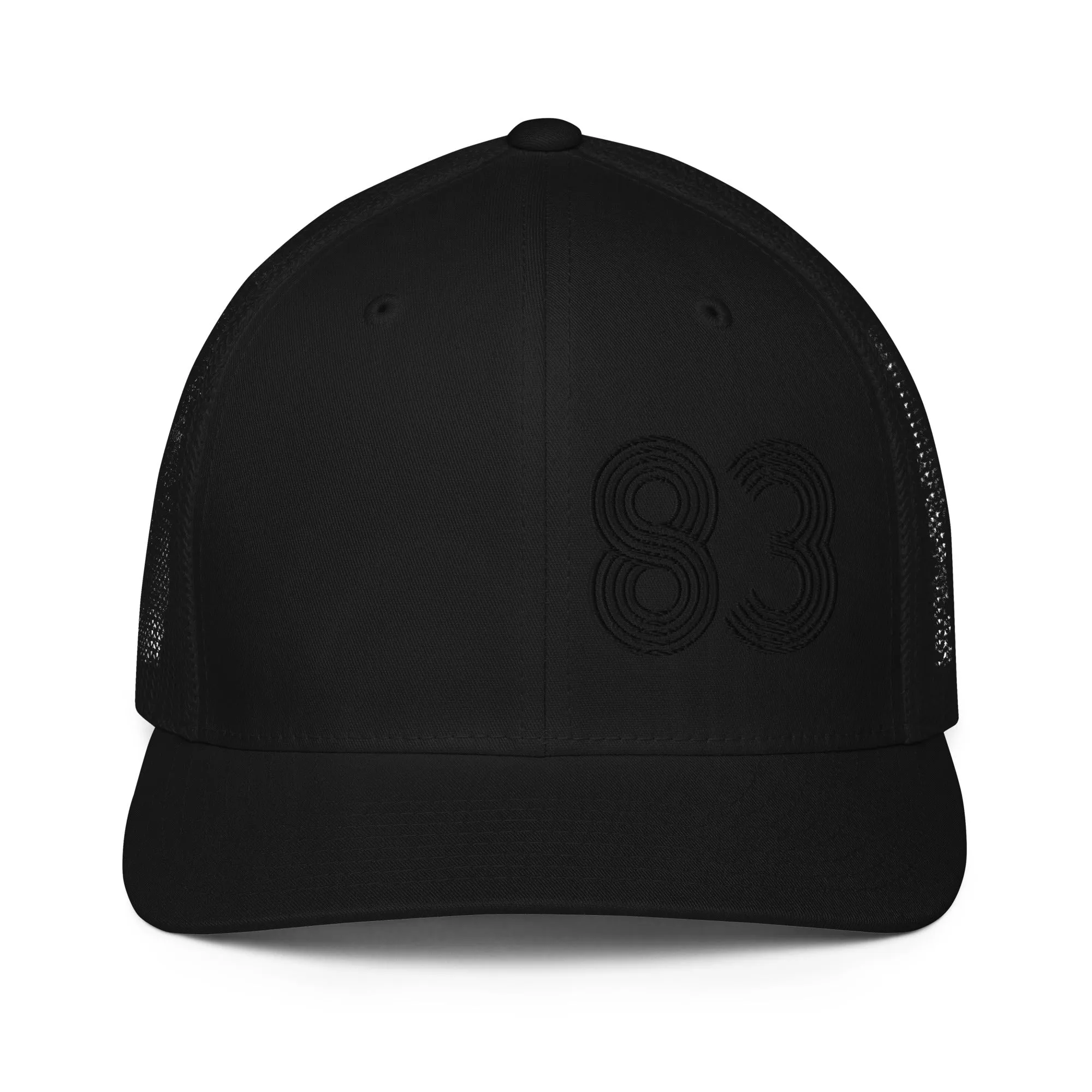 83 - Number Only Closed-back trucker cap