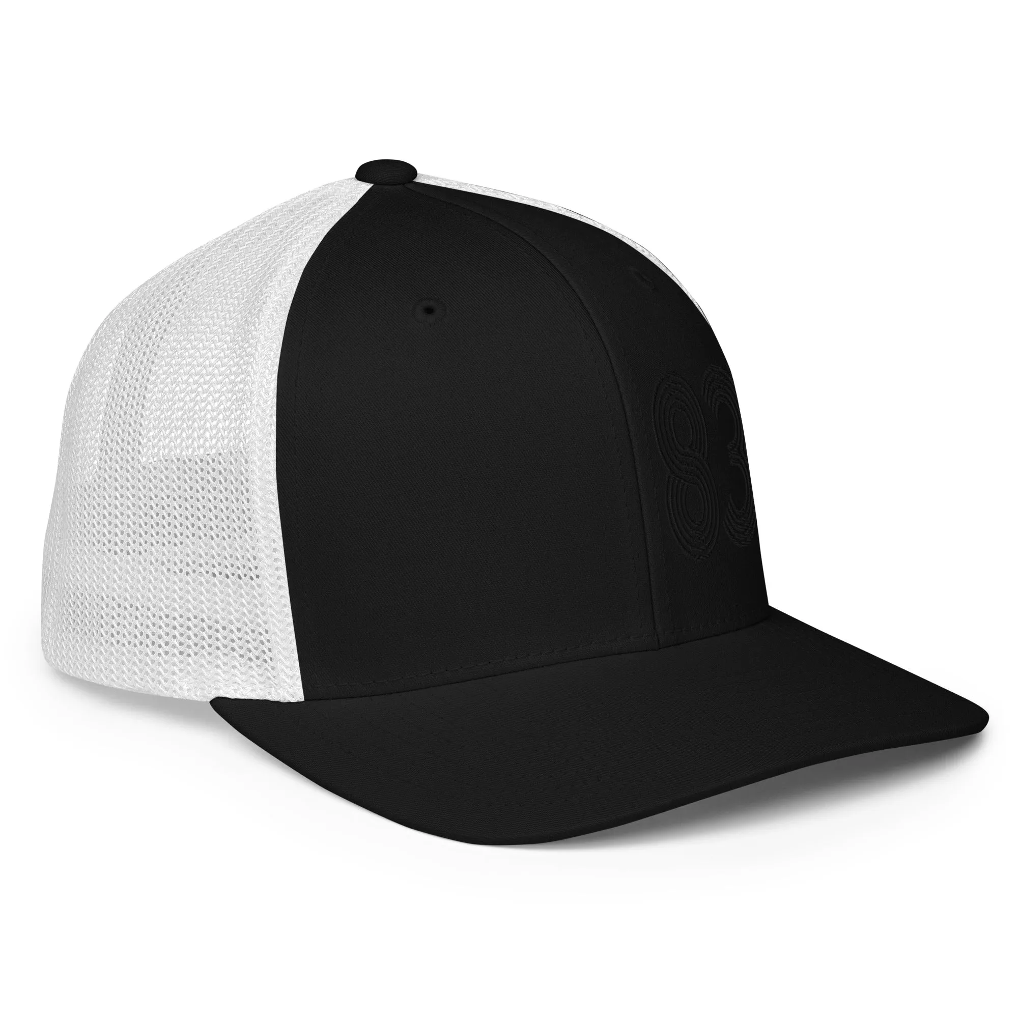 83 - Number Only Closed-back trucker cap