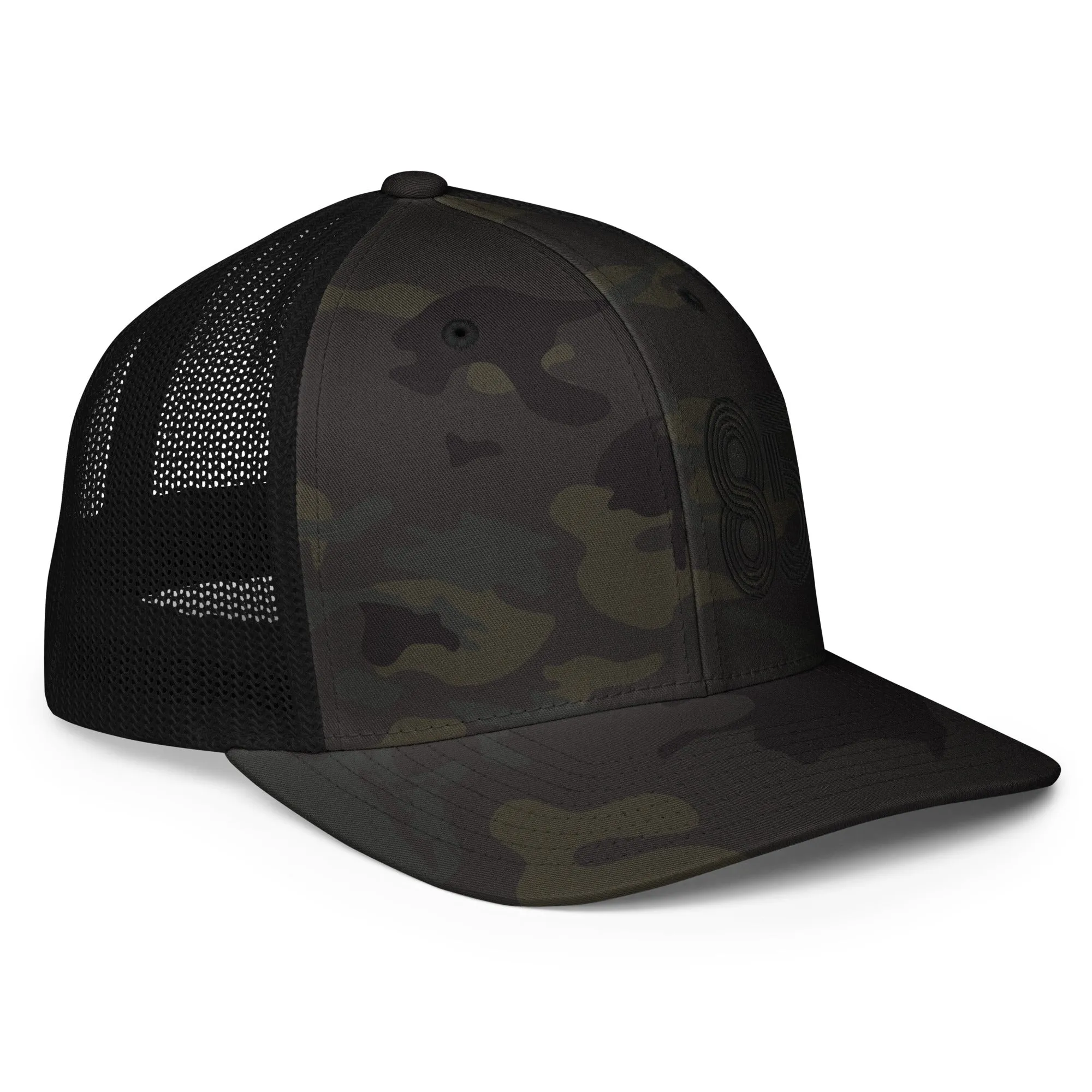 85 - Numbers Only Closed-back trucker cap