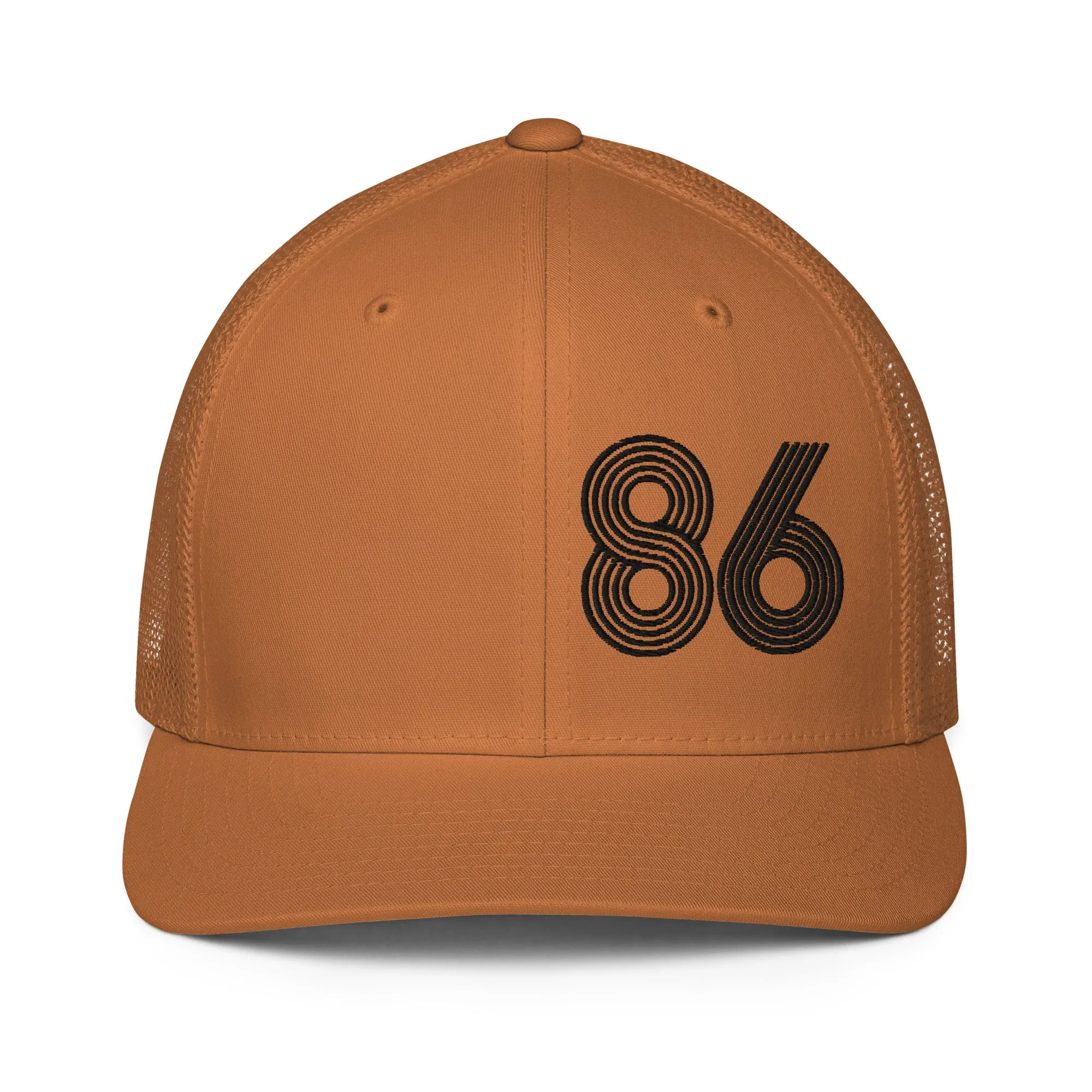 86 - Number Only Closed-back trucker cap