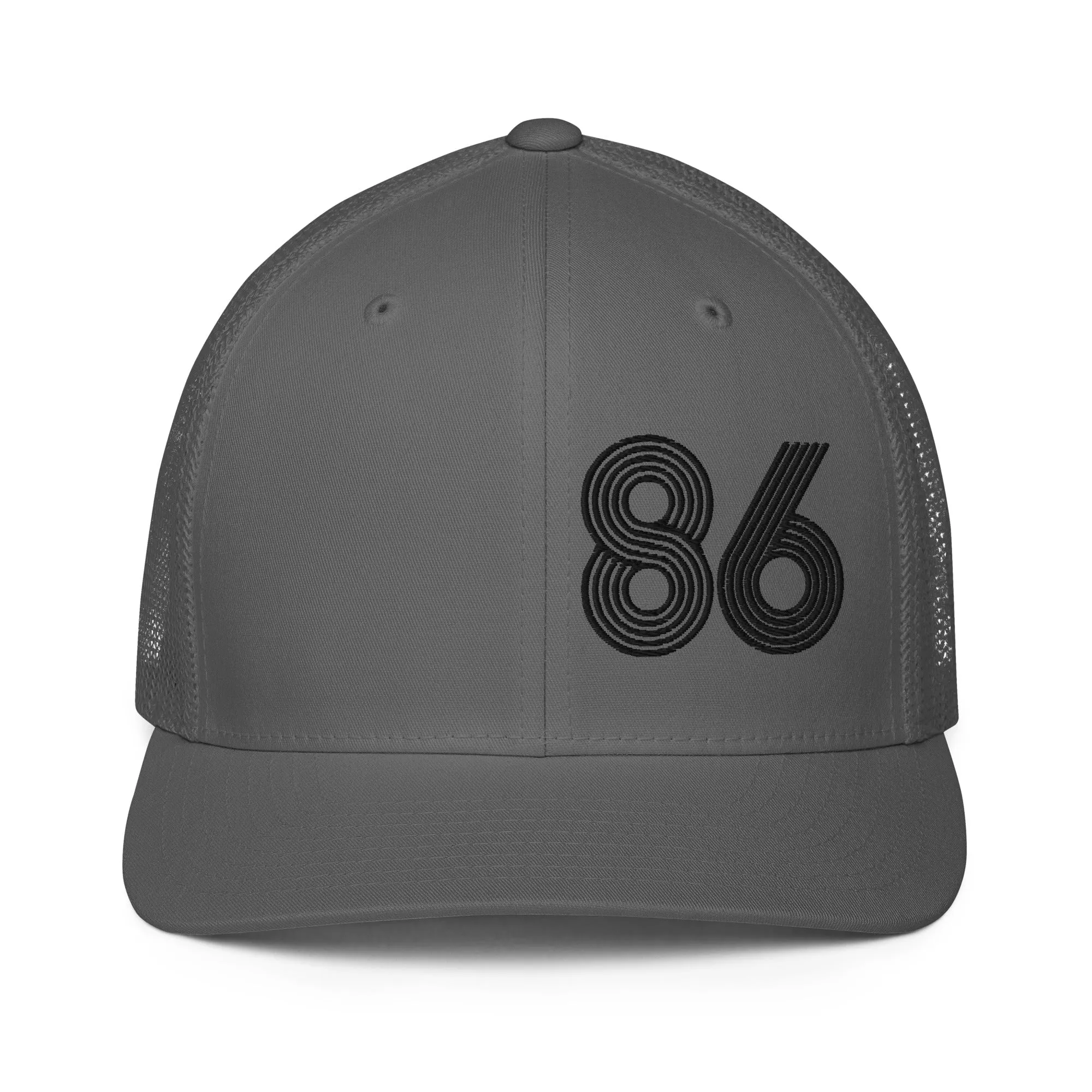 86 - Number Only Closed-back trucker cap