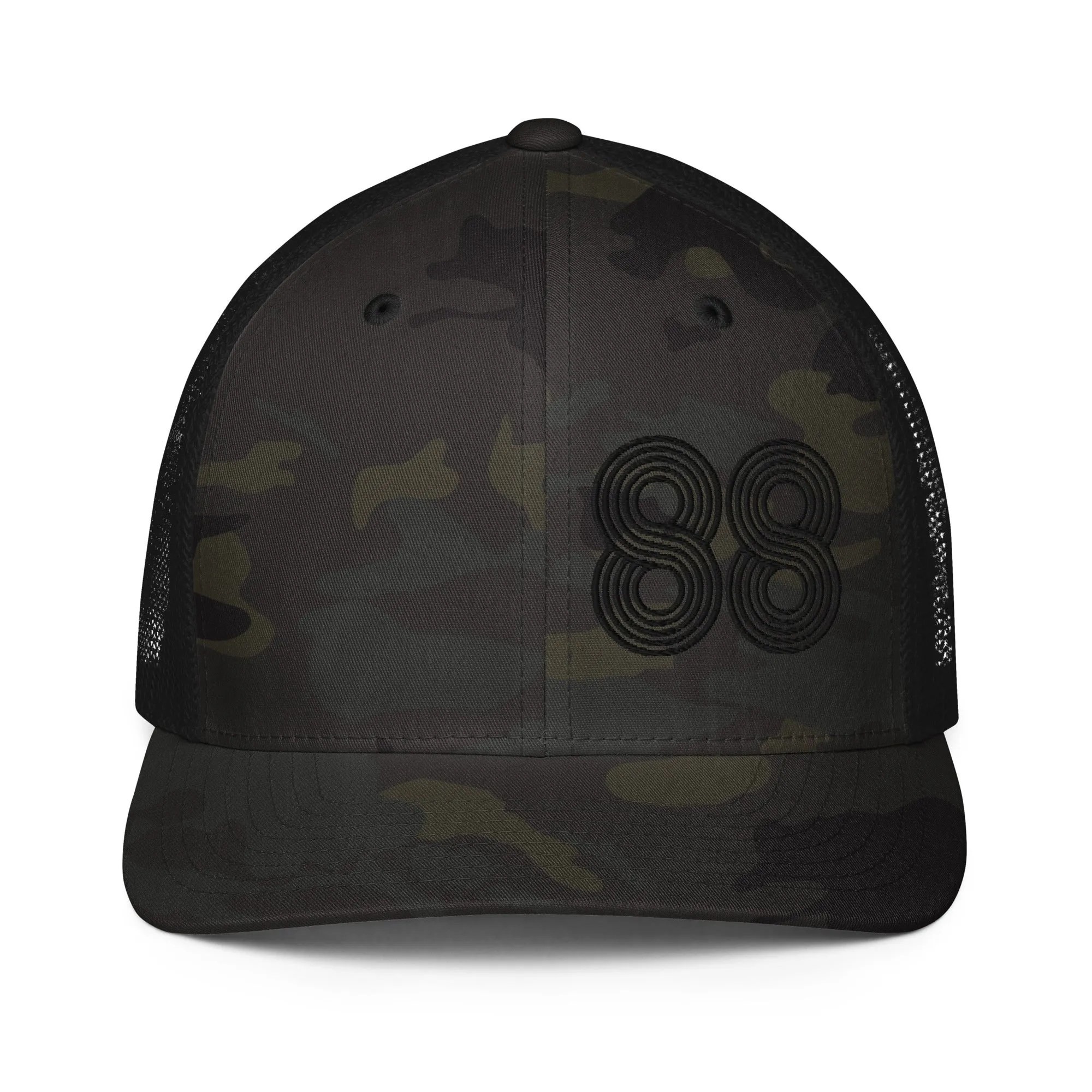 88 - Number Only Closed-back trucker cap