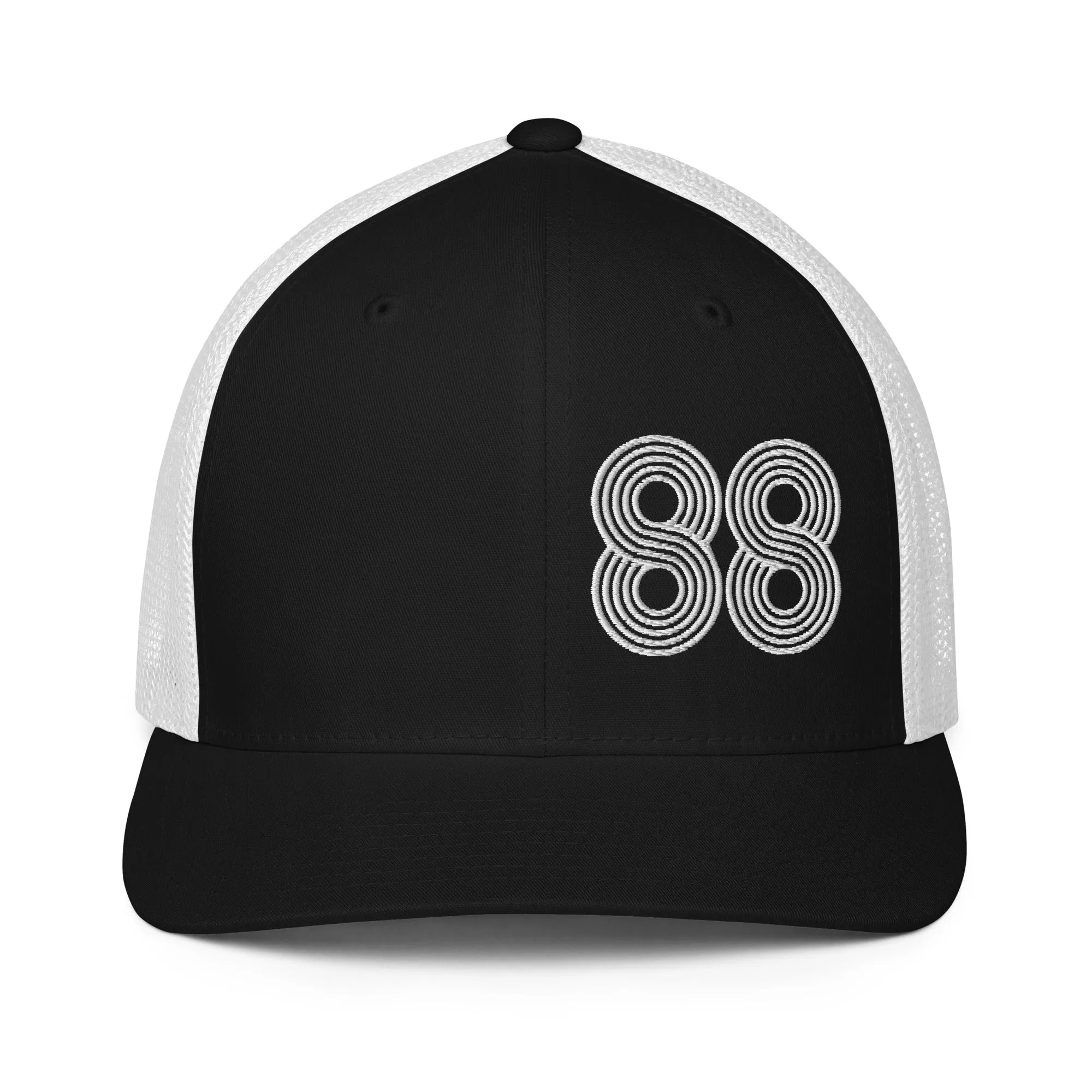 88 - Number Only Closed-back trucker cap