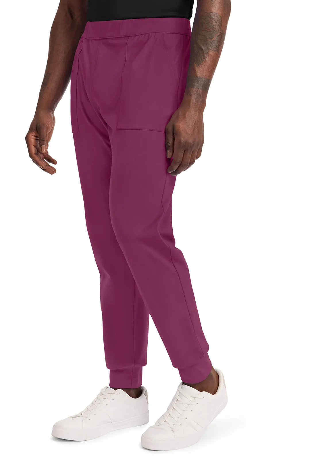 Achieve CK034 Men's Pull-on Jogger Pants Wine