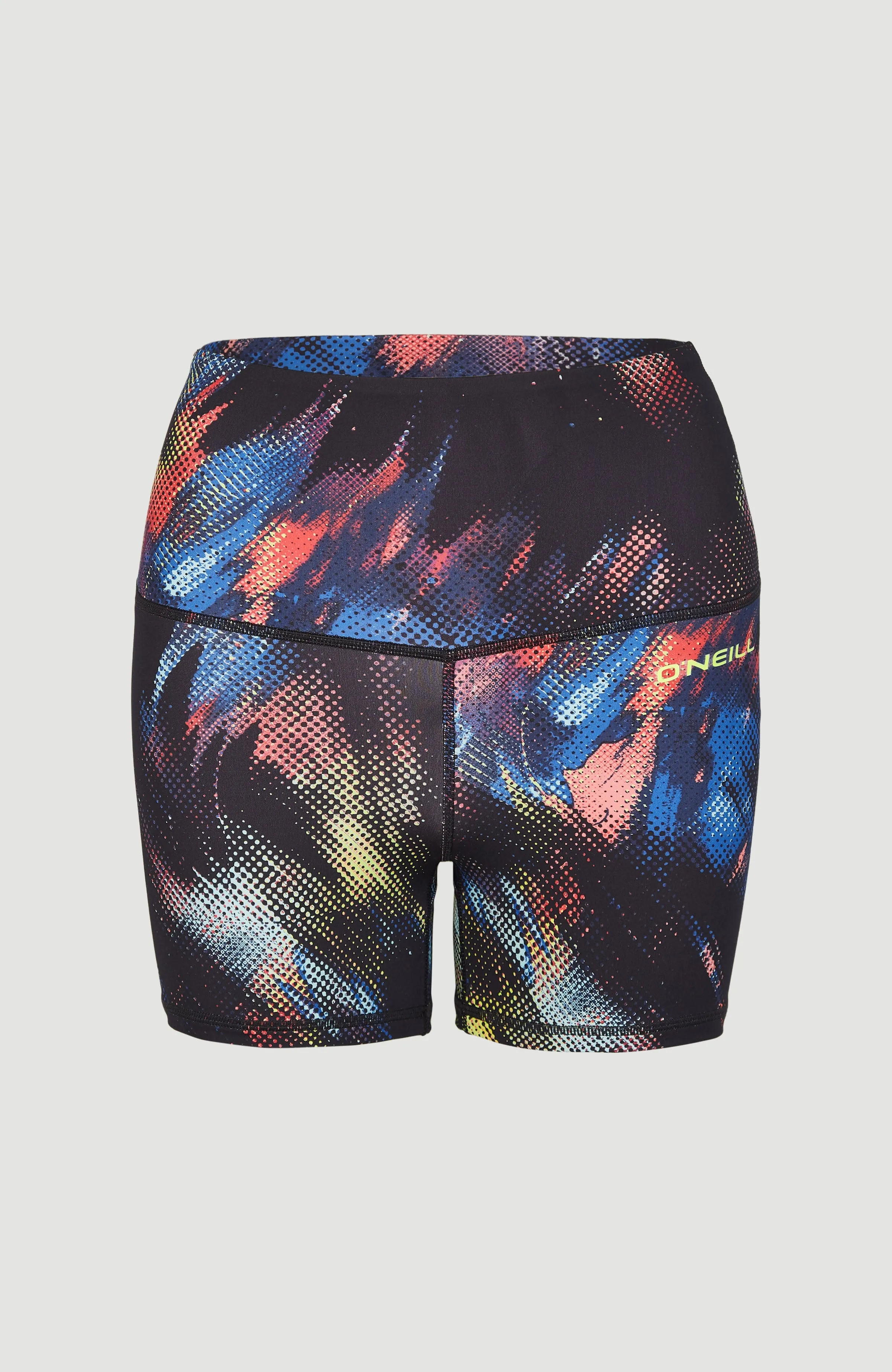 Active High Waist Shorts | Black Future Fade