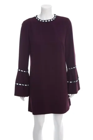 Alexis Dark Purple Long Sleeve Dress SZ L NWT