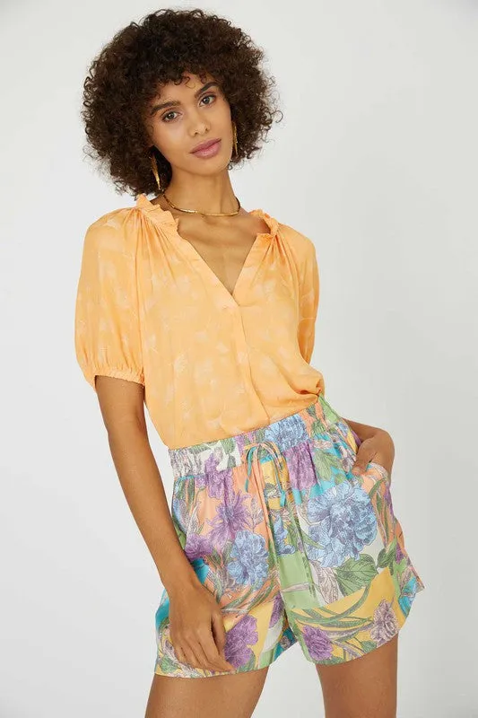 Allegra Elastic Waist Shorts
