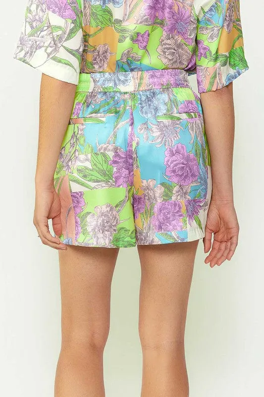 Allegra Elastic Waist Shorts