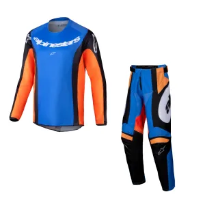 Alpinestars - 2025 Techstar Melt Orange Blue MX Combo