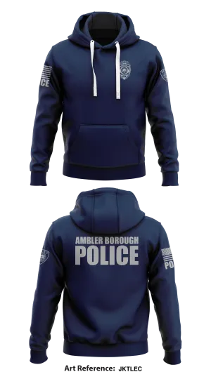 Ambler Borough Police  Store 1  Core Men's Hooded Performance Sweatshirt - JKTLec