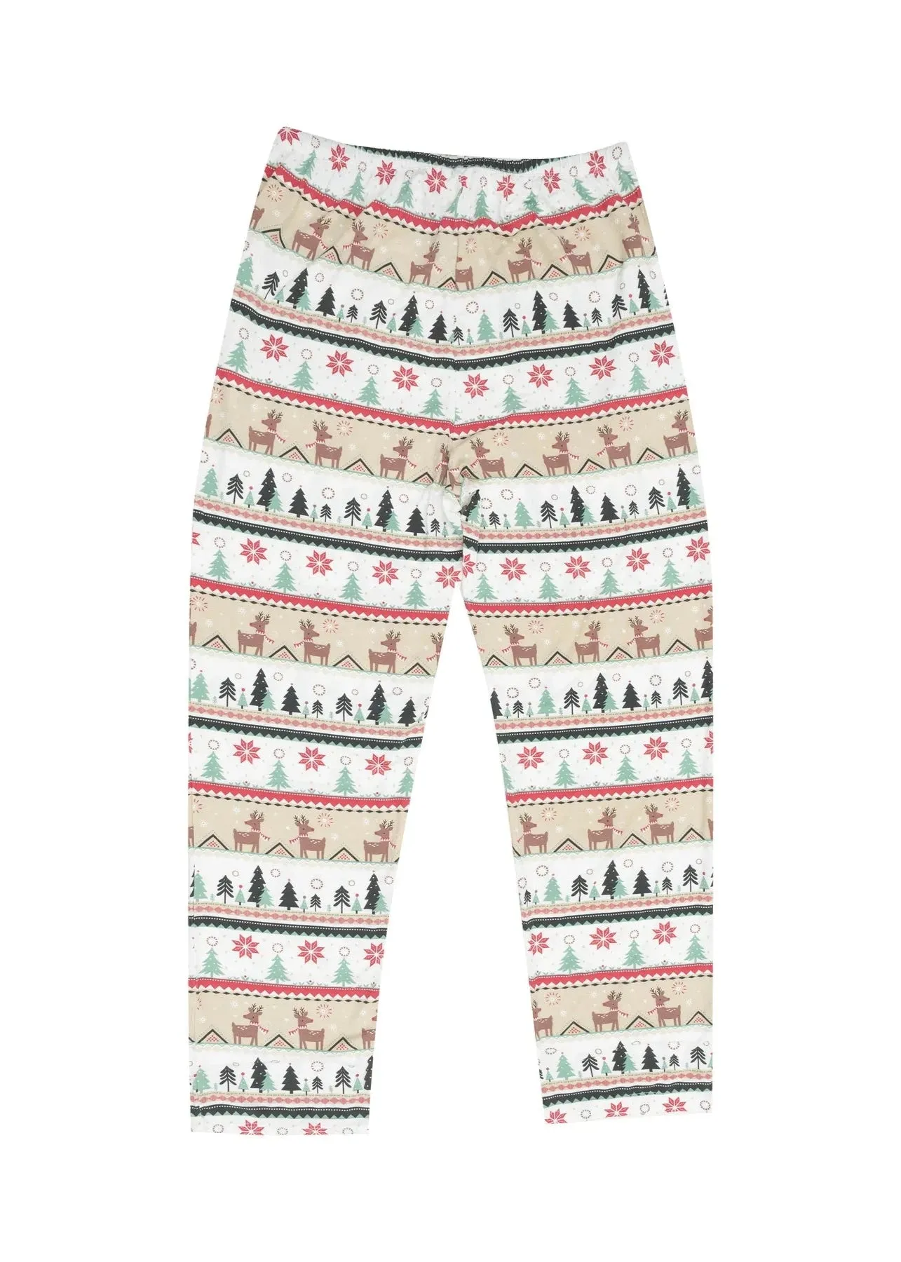 Angel Dear Adult Reindeer Fair Isle LS Loungewear Set