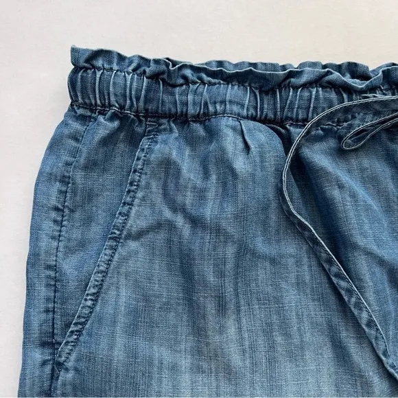 Anthropologie Cloth &amp; Stone Silverlake Shorts Pull On Blue Size Small