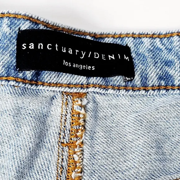 Anthropologie Sanctuary The Ace Women's Low Slung High Rise Denim Shorts Size 28
