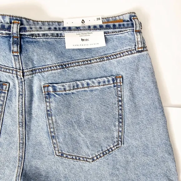 Anthropologie Sanctuary The Ace Women's Low Slung High Rise Denim Shorts Size 28