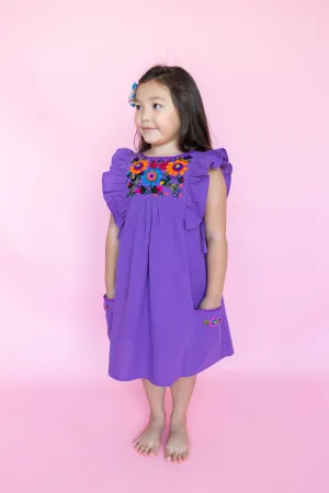 Arcoiris Dress in Grape