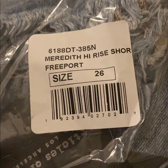 Articles of Society Ripped High Rise Jean Shorts