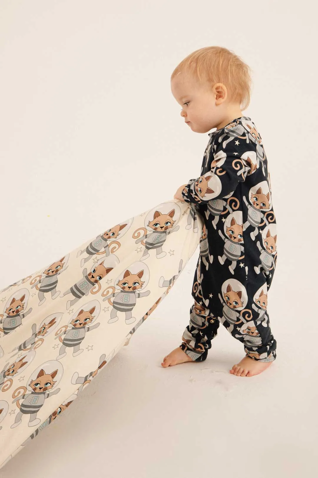 Astrocat Dark Sleepsuit - LAST ONE 6-12 months