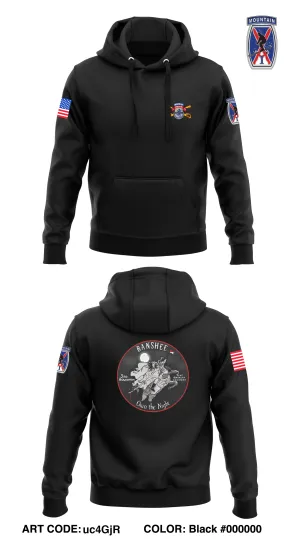 B TRP, 3-71 CAV, 1BCT Store 1  Core Men's Hooded Performance Sweatshirt - uc4GjR