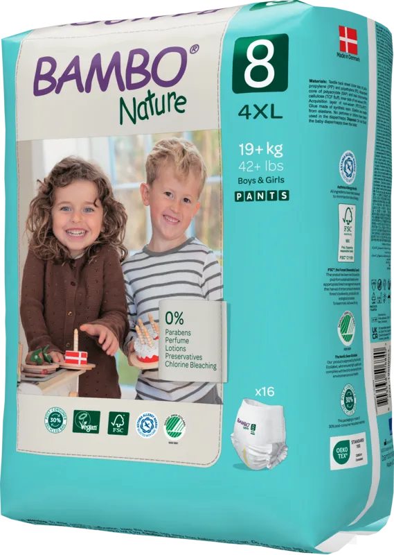 Bambo Nature Pants Size 8