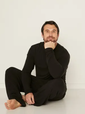 Bamboo Men's Casual Pants - Black