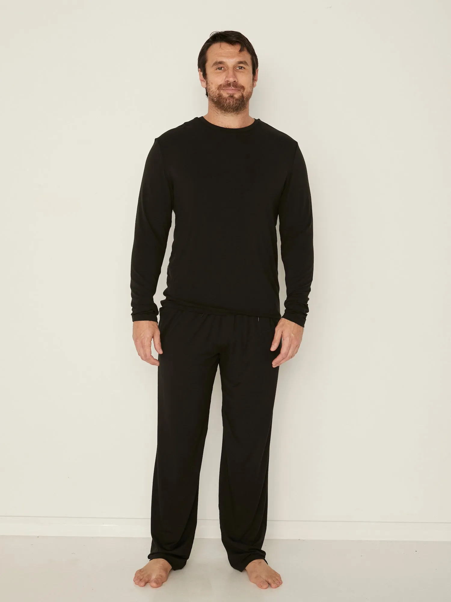 Bamboo Men's Casual Pants - Black