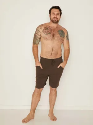 Bamboo Men's Casual Shorts - Cocoa