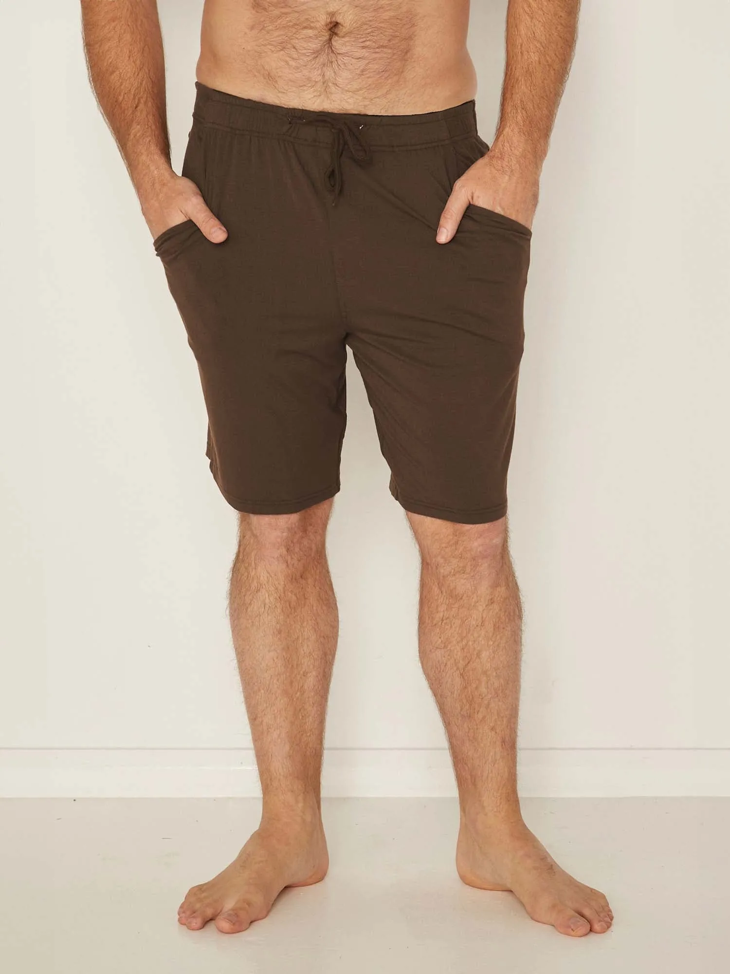 Bamboo Men's Casual Shorts - Cocoa