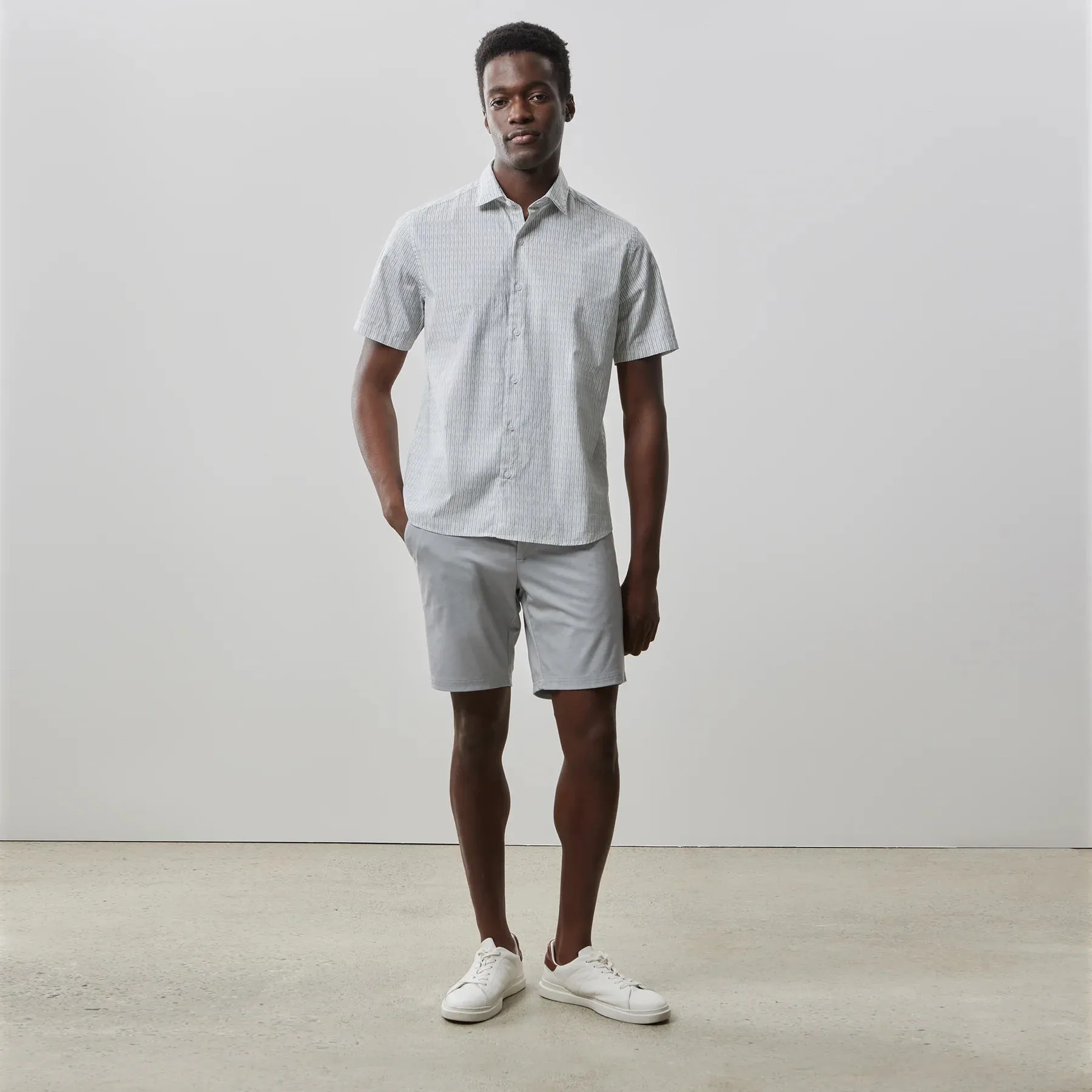 Bass Woven Sport Shirt - Light Olive