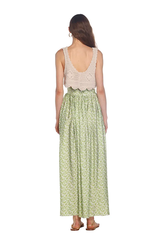 Beige Crochet Vest