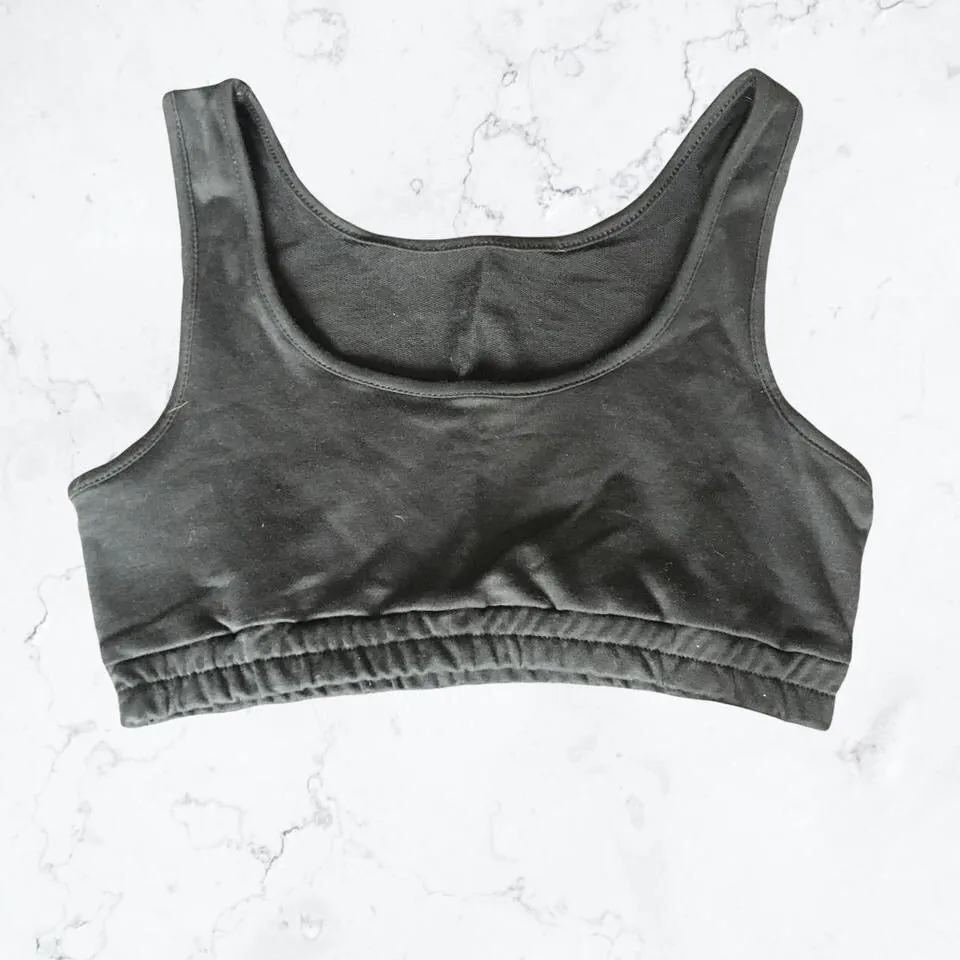Black 2 Piece Casual Loungewear Active Set