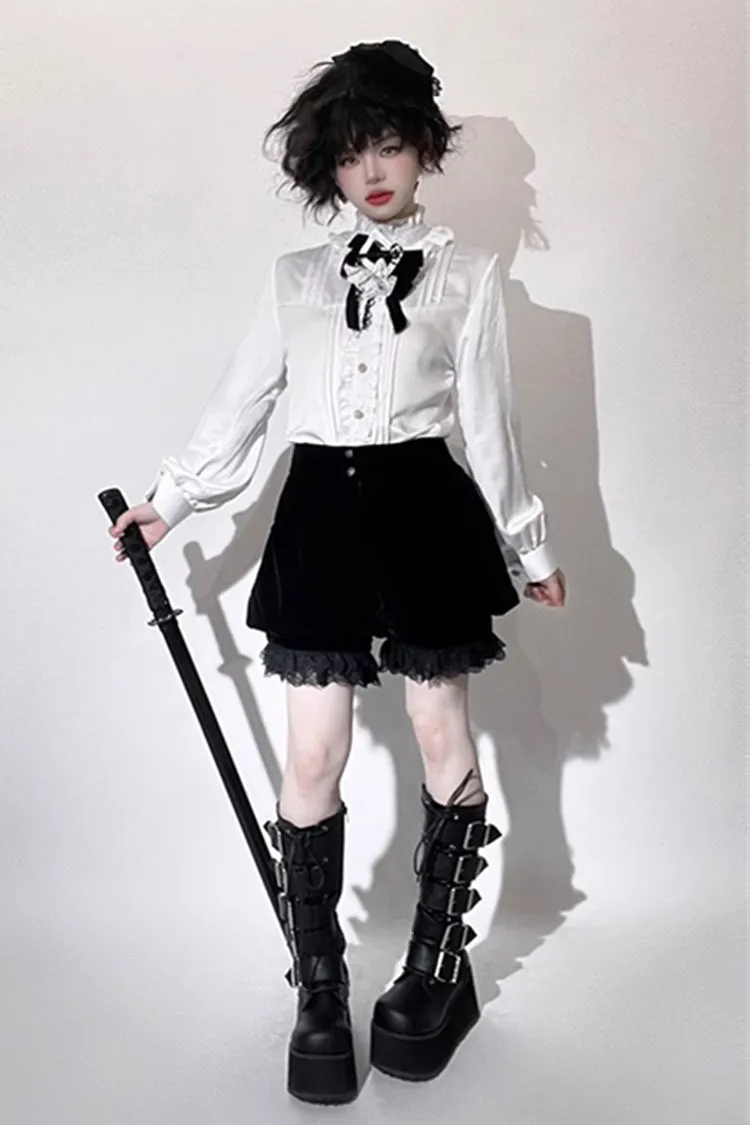 Black [Corrosion of The Heart] Ouji Prince Handsome Lolita Shorts