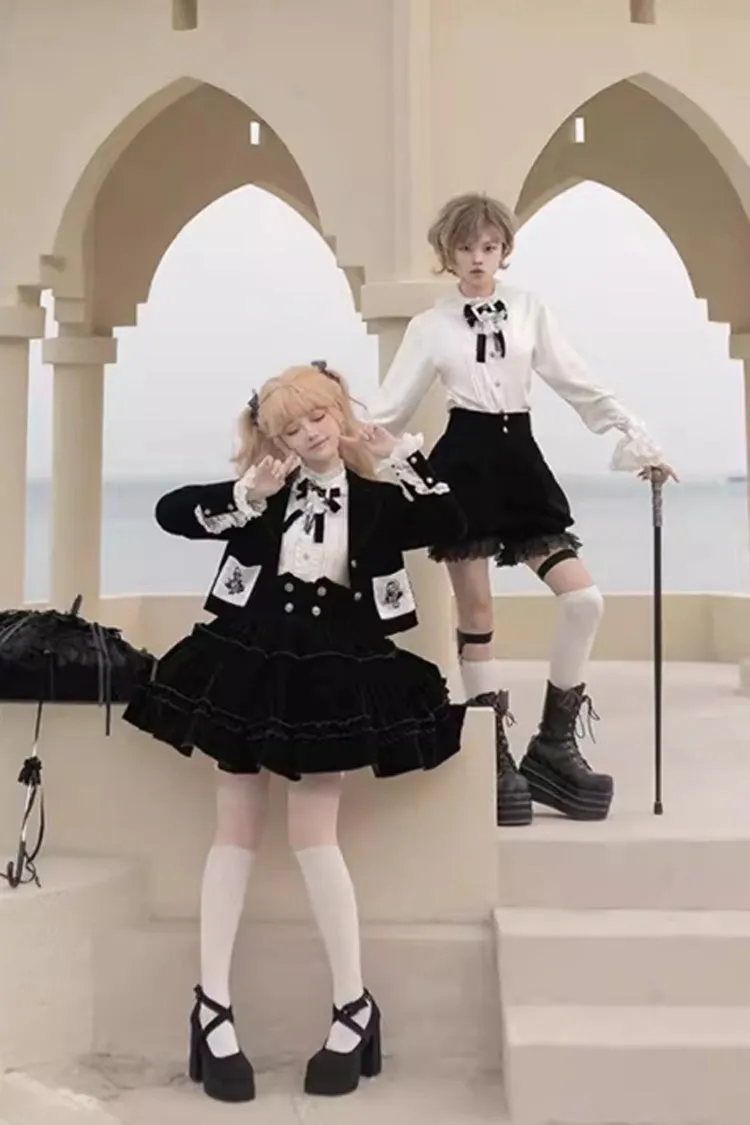 Black [Corrosion of The Heart] Ouji Prince Handsome Lolita Shorts